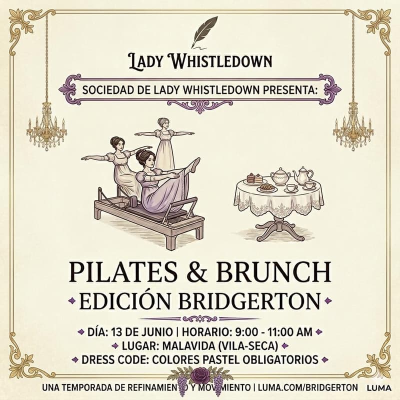 Cover Image for Pilates&Brunch Bridgerton Inspired Experience