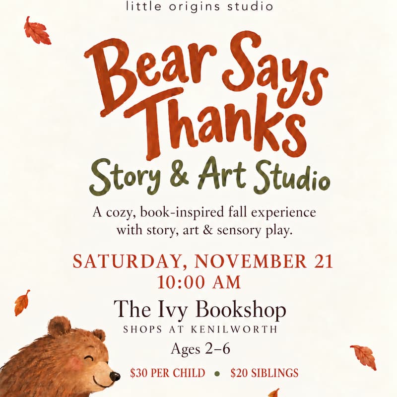 Cover Image for Little Origins Studio at the Ivy Bookshop - The Shops at Kenilworth