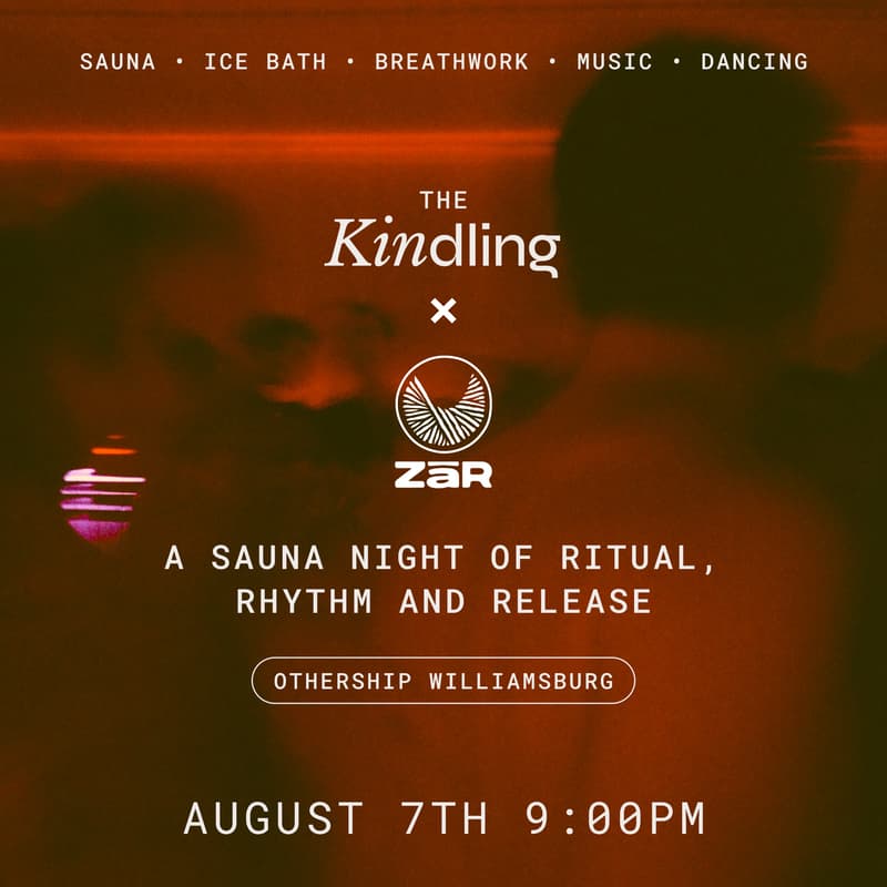 Cover Image for The Kindling x ZāR: A Sauna Night of Ritual, Rhythm and Release