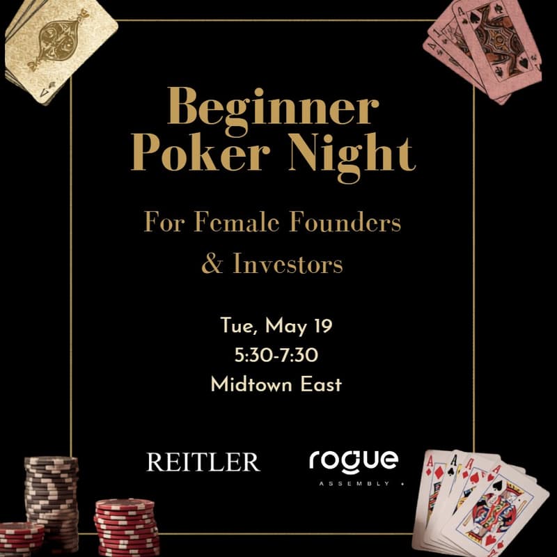 Cover Image for Learn to Play Poker: For Female Founders and Investors