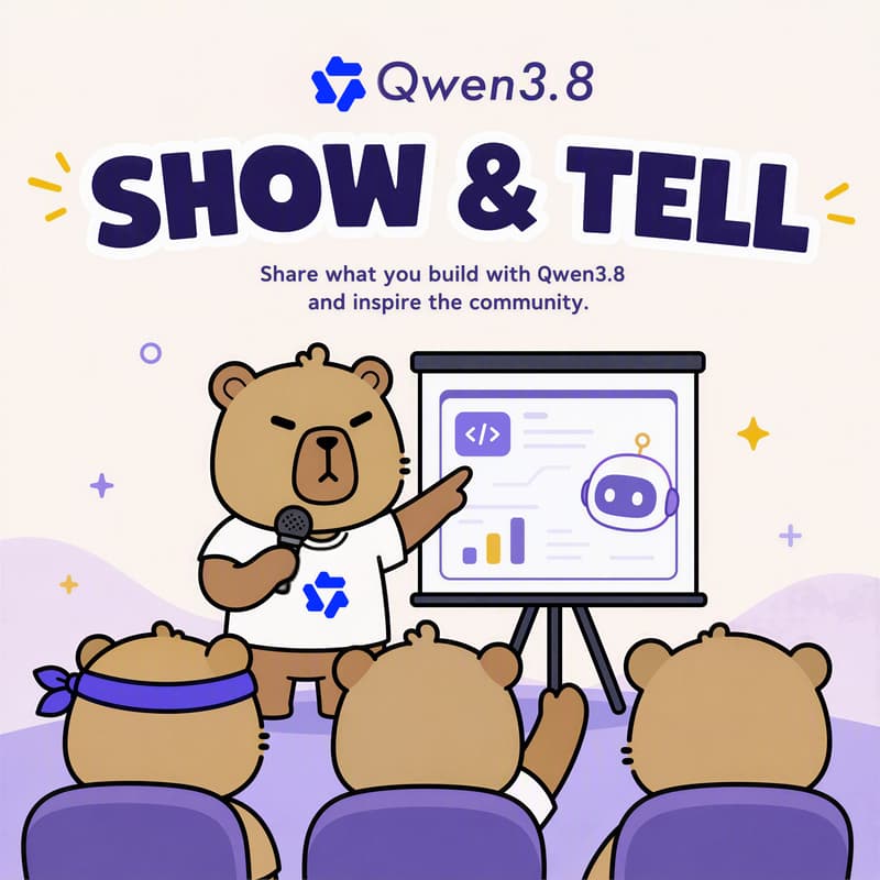 Cover Image for Qwen3.8 Show and Tell