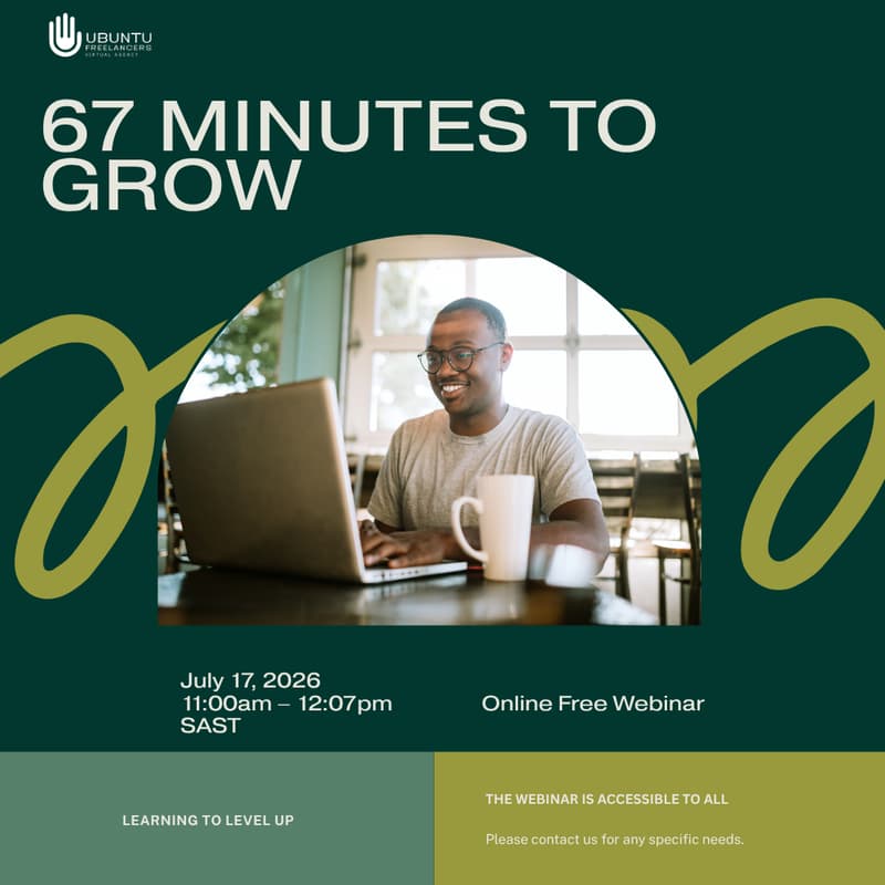 Cover Image for 67 Minutes to Grow: The Ubuntu Freelancers Mandela Day Webinar