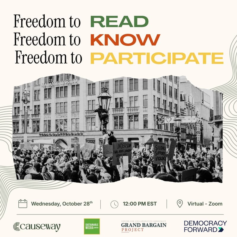 Cover Image for Freedom to Read, Know, & Participate