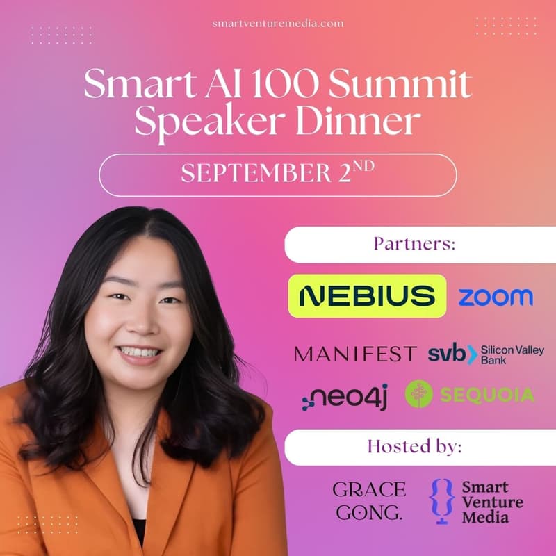 Cover Image for Smart AI 100 Summit Speaker Dinner