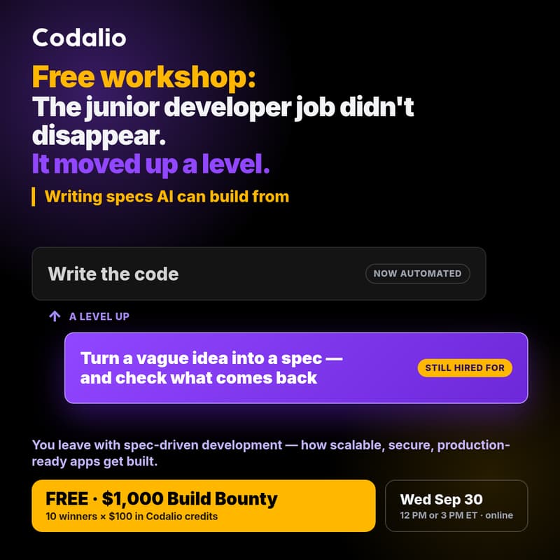 Cover Image for The junior developer job didn't disappear. It moved up a level.