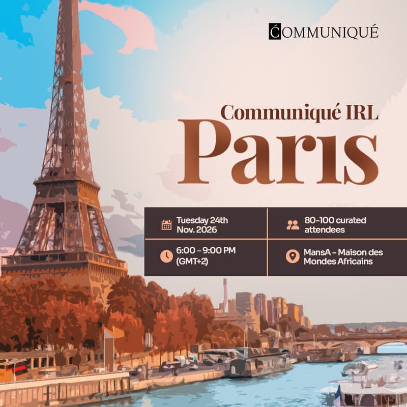 Cover Image for Communiqué IRL Paris