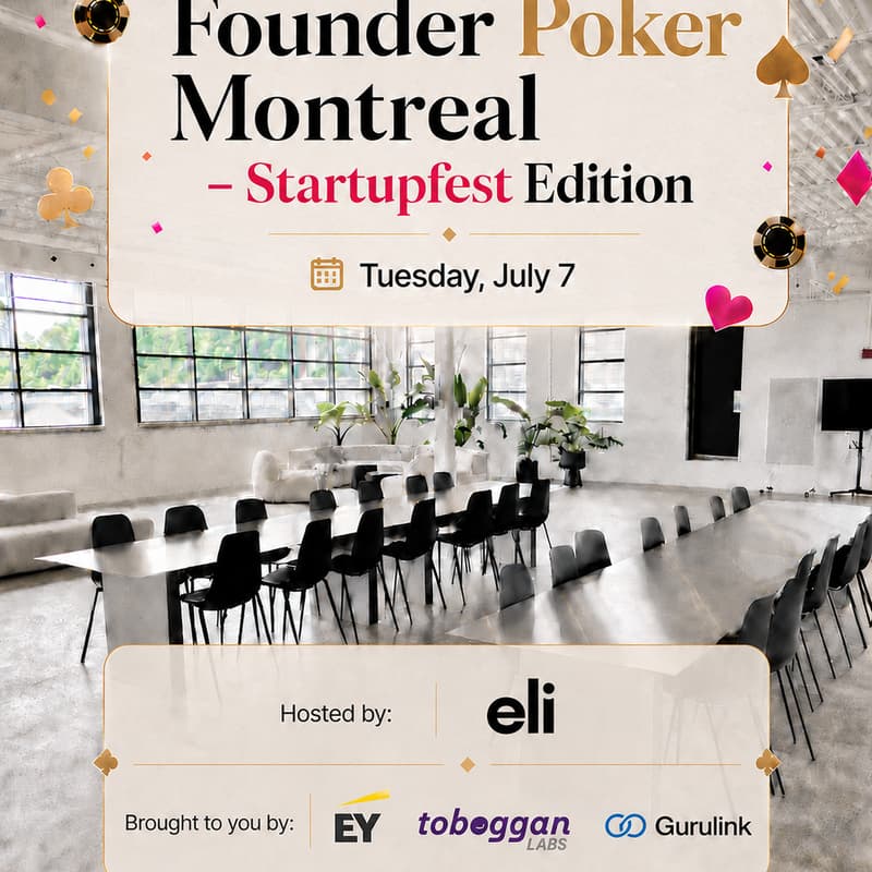 Cover Image for MTL Founder Poker #16 - Startupfest Edition