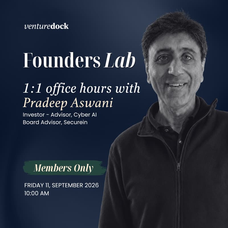 Cover Image for Founder Labs: 1-1 with Pradeep Aswani