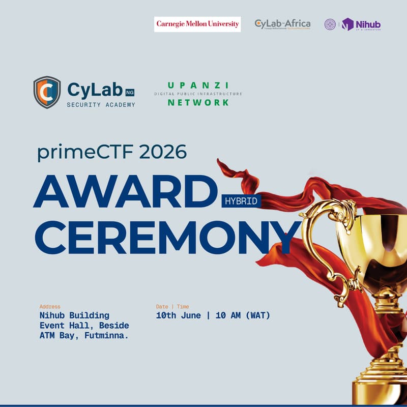 Cover Image for Africa Cybersecurity Congress & primeCTF-Africa 2026 Awards
