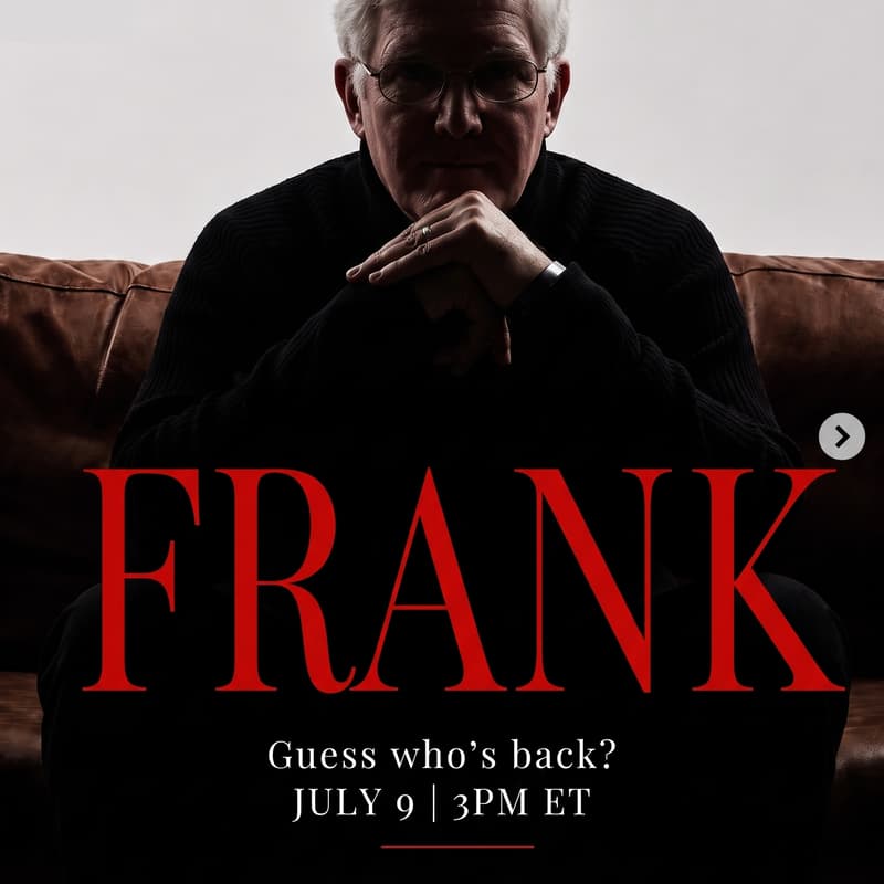 Cover Image for FRANK IS BACK