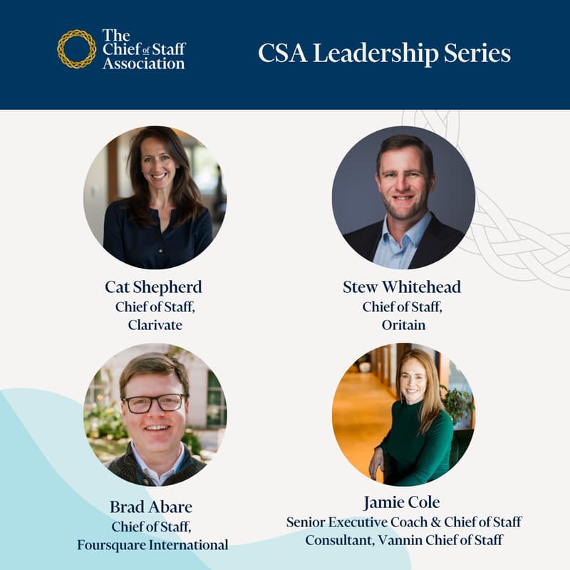 Cover Image for Leadership Series: Serving as CoS During Leadership Transition Panel