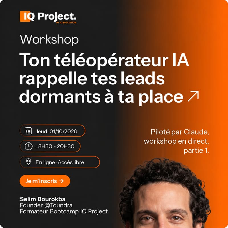 Cover Image for Ton téléopérateur IA : il rappelle, qualifie et prend des rendez-vous tout seul (partie 1)