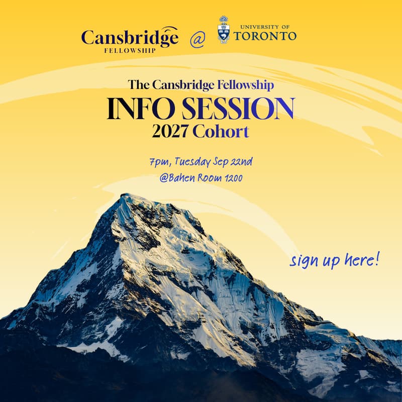 Cover Image for Cansbridge 2027 Info Session @UofT