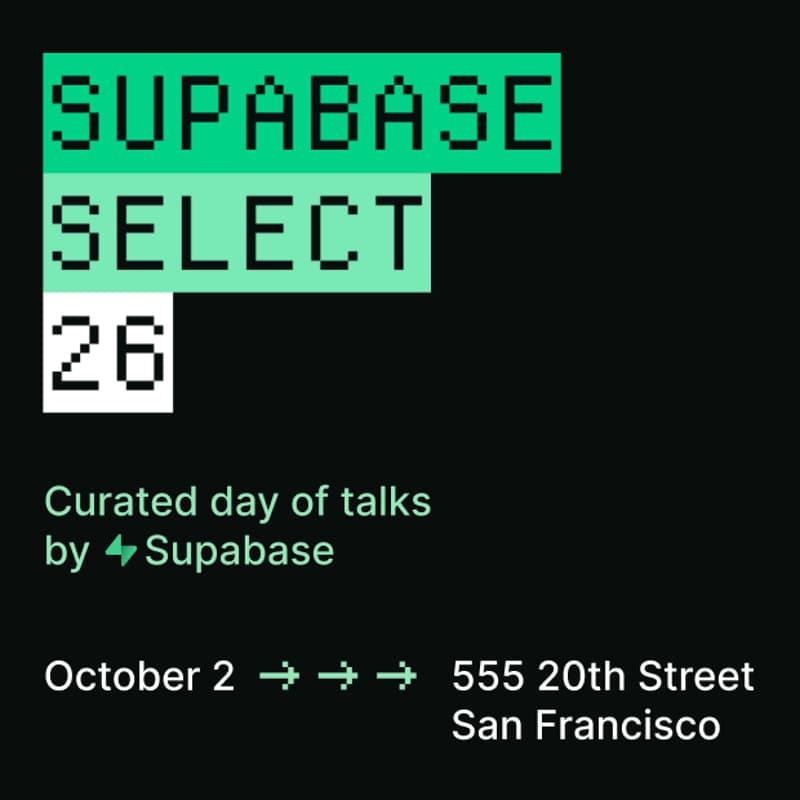 Cover Image for Supabase Select 2026
