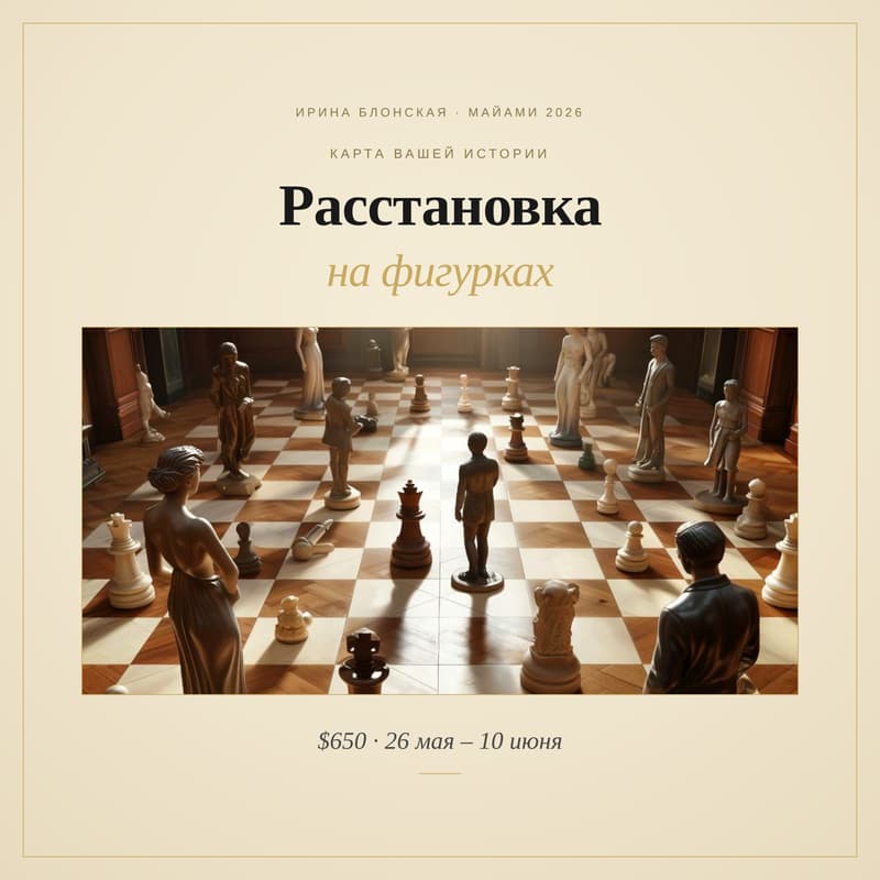 Cover Image for Расстановка на фигурках с Ириной Блонской - All Dates