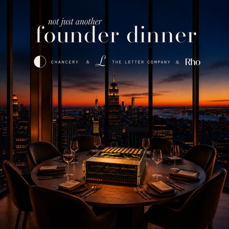 Cover Image for founder dinner (with a GPU!)