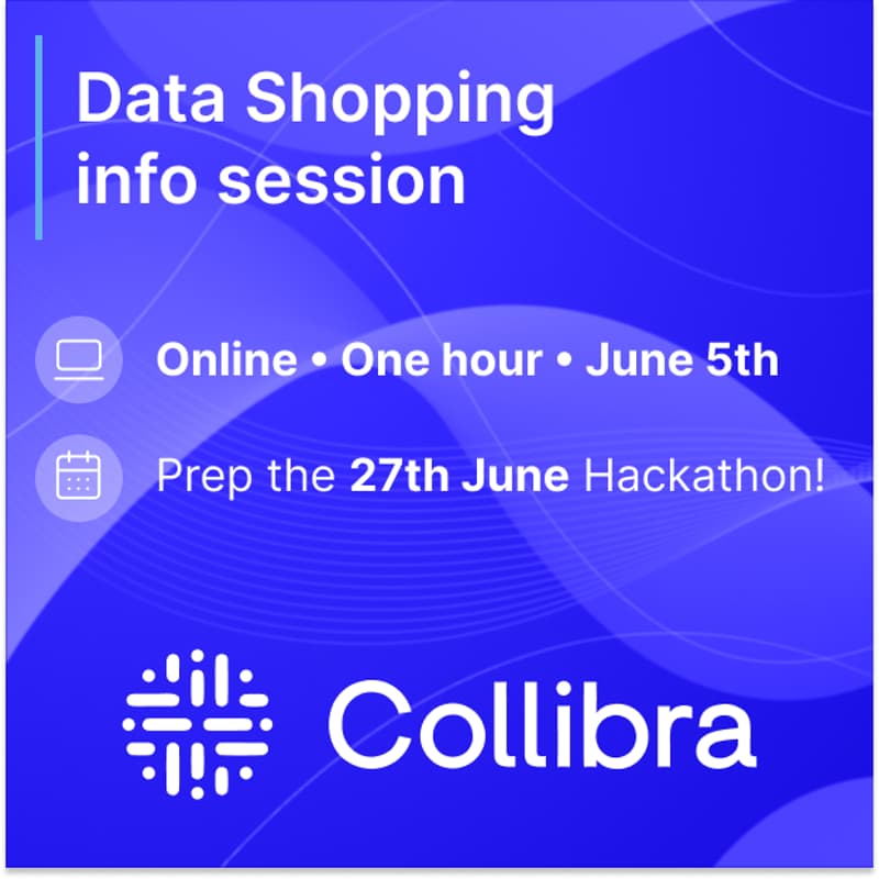 Cover Image for Information Session with Collibra - Data Shopping (online)
