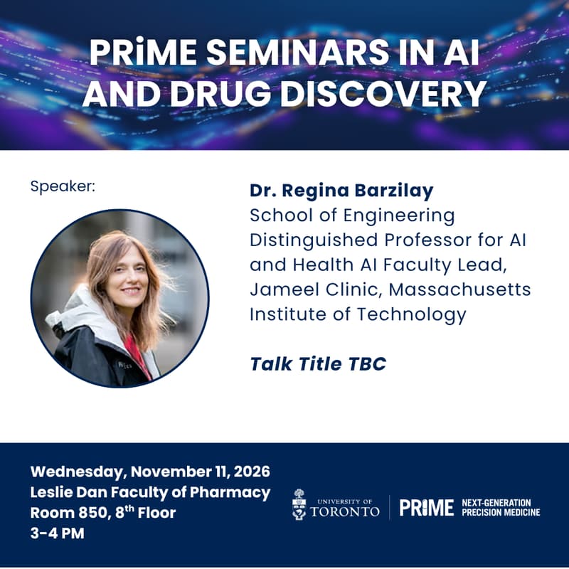 Cover Image for PRiME Seminars in AI and Drug Discovery