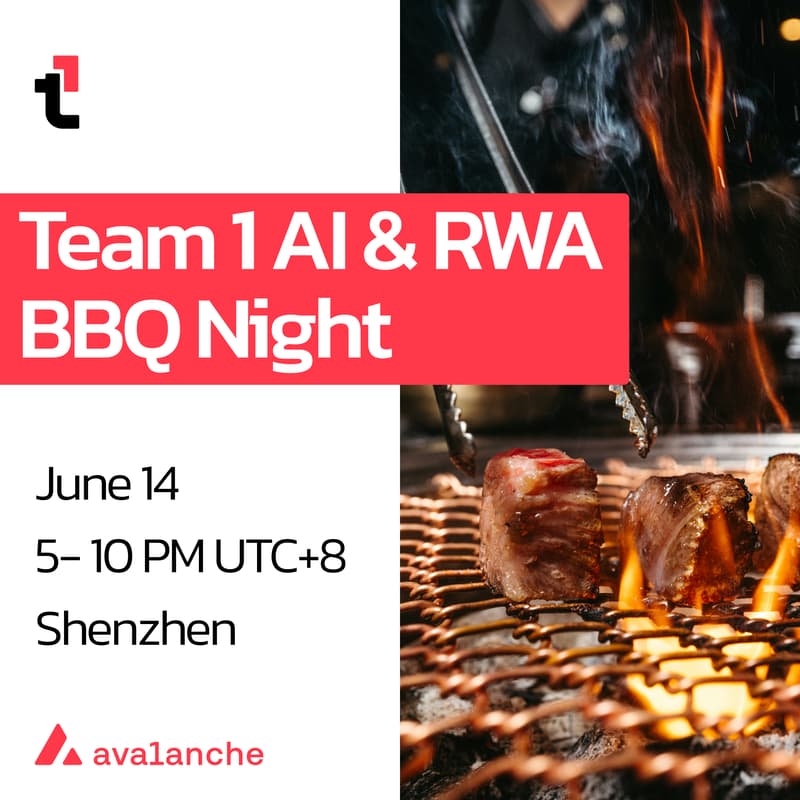 Cover Image for Team1 AI & RWA BBQ Night - Shenzhen