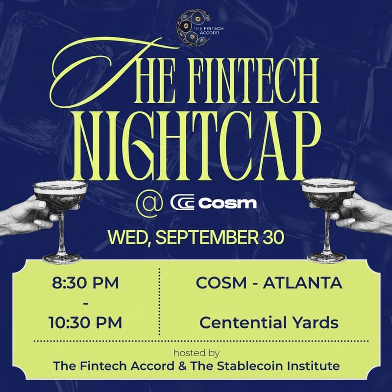 Cover Image for The Fintech Nightcap @Cosm