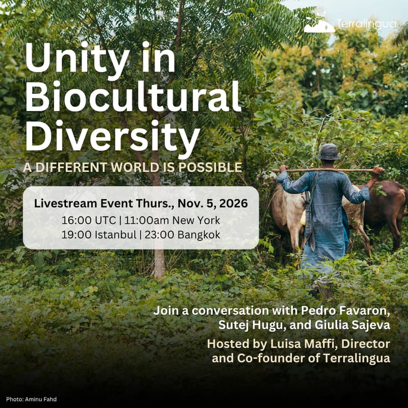 Cover Image for Unity in Biocultural Diversity: A Different World Is Possible