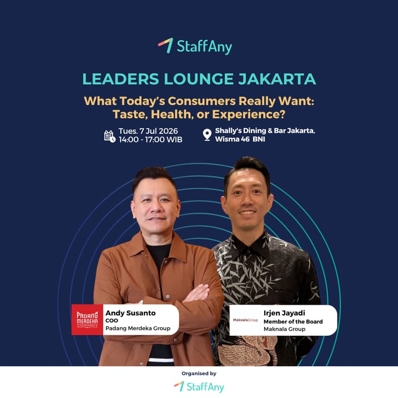 Cover Image for StaffAny Leaders Lounge - Jakarta