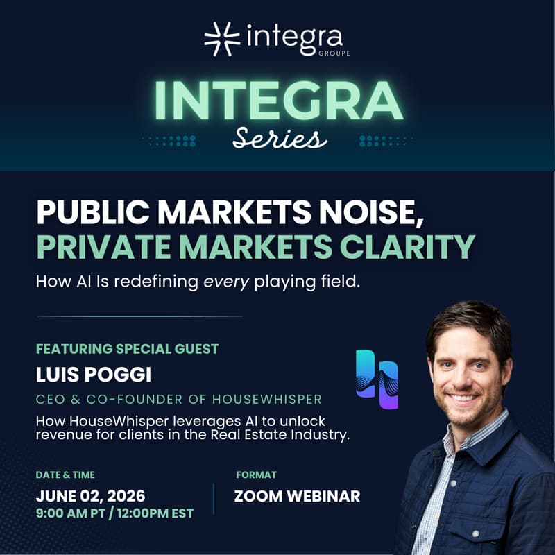 Cover Image for Integra Series: Public Markets Noise, Private Markets Clarity