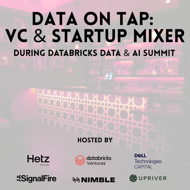 Cover Image for Data on Tap: VC & Startup Mixer during Databricks Data & AI Summit