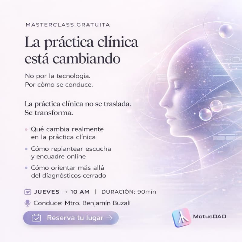 Cover Image for Encuentro Clínico: De la clínica presencial a la clínica digital.