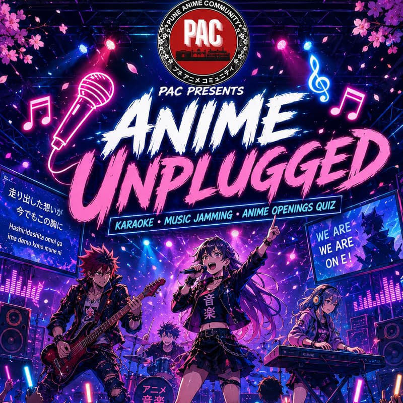 Cover Image for Anime Unplugged – Karaoke & Jamming Night 🎶