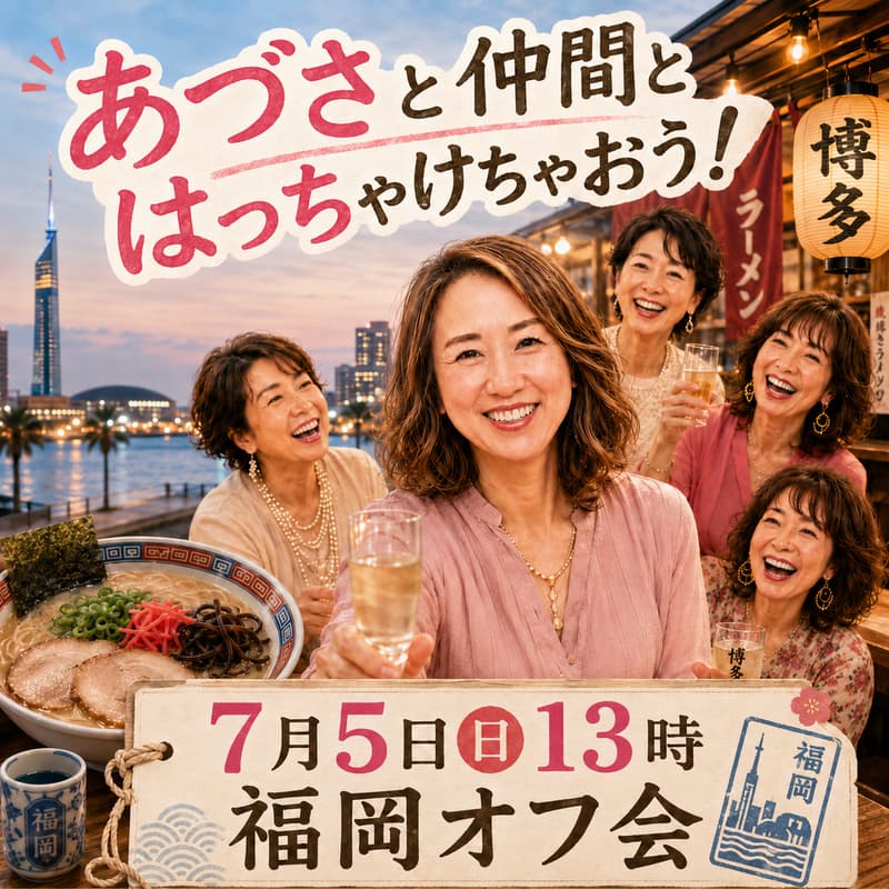 Cover Image for あづさとぶっちゃけオフ会:福岡
