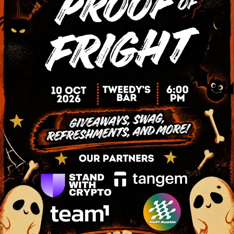 Cover Image for ATX DAO Presents: Proof of Fright - October Spooktacular Meetup