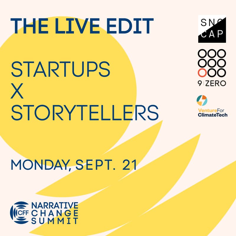 Cover Image for The Live Edit: Startups x Storytellers