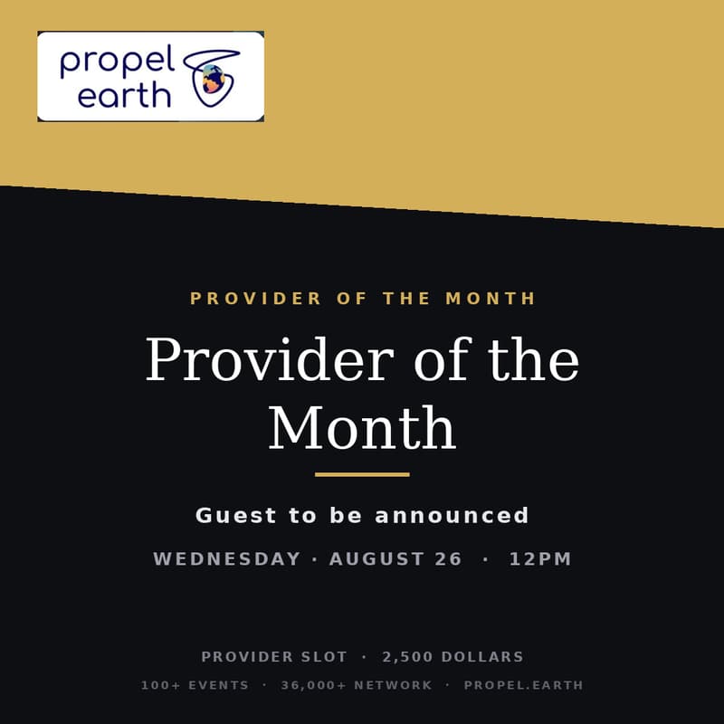 Cover Image for Provider of the Month · August