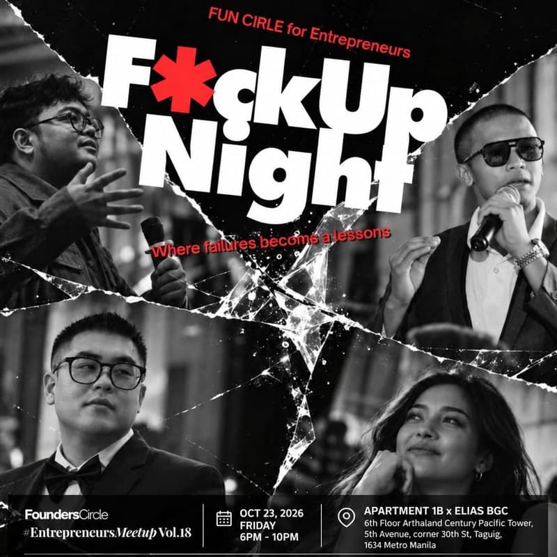 Cover Image for F*ckUp Night (Entrepreneur's Meet Up Vol. 18)