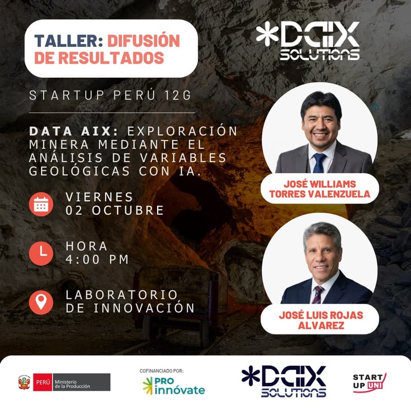 Cover Image for ⛏️ Taller de Difusión de Resultados "DATA AIX" – SUP 12G 🚀