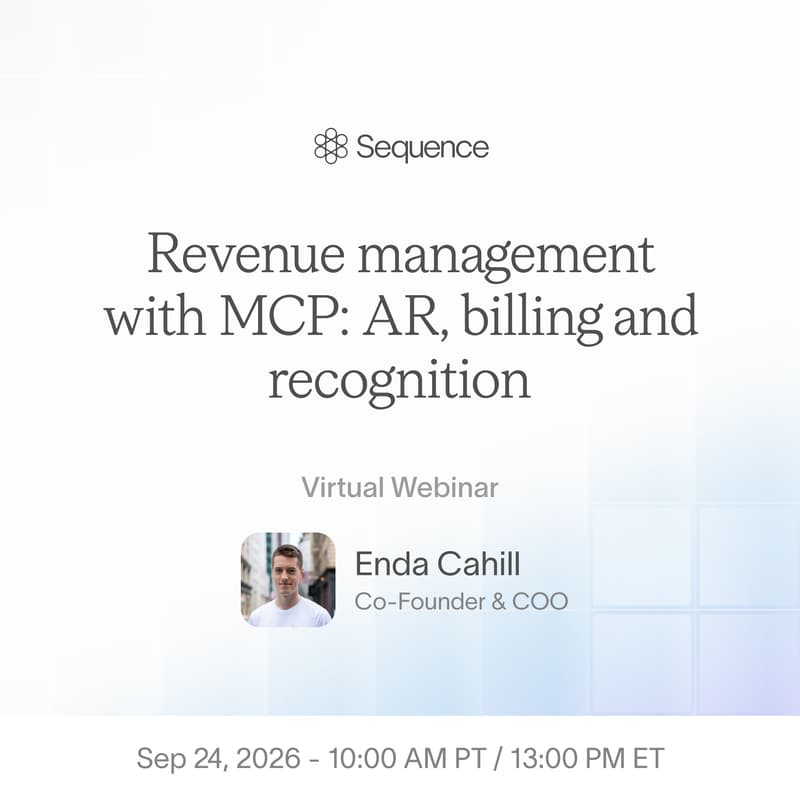 Cover Image for Revenue automation with MCP: AR, billing and revenue recognition