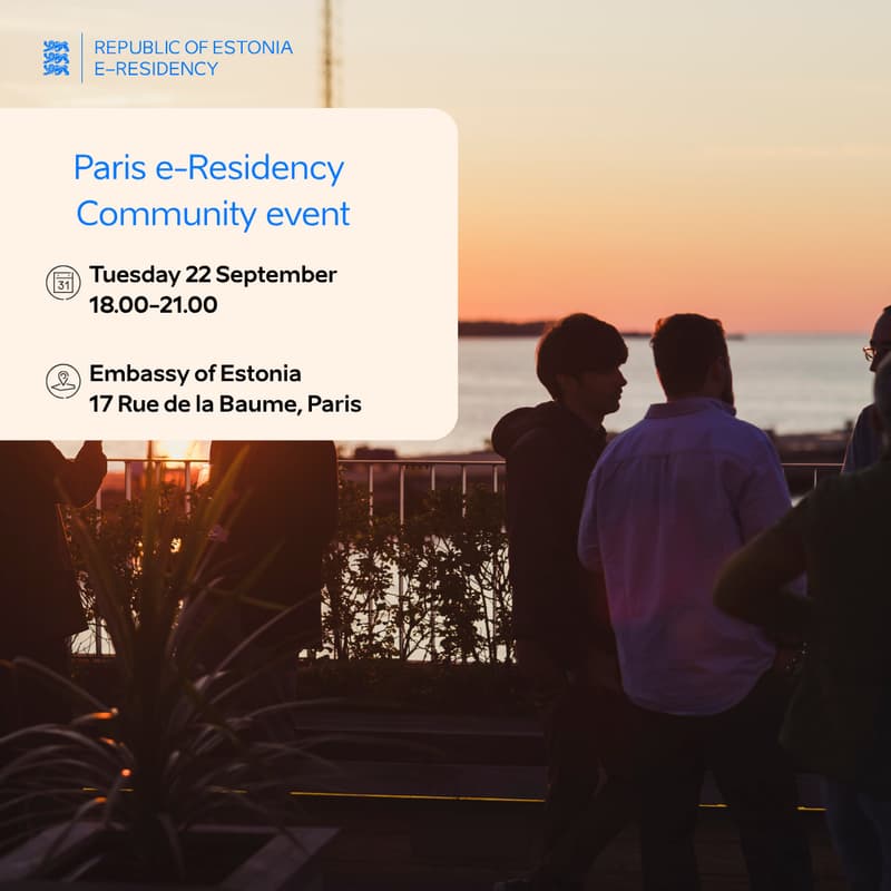 Cover Image for Beyond Borders: An Evening with Estonia's e-Residency Community in Paris