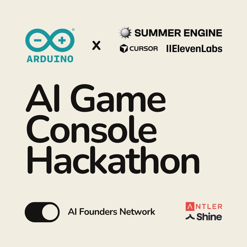 Cover Image for Al Game Console Hackathon: Build a Handheld AI Game Console in 12 hours!