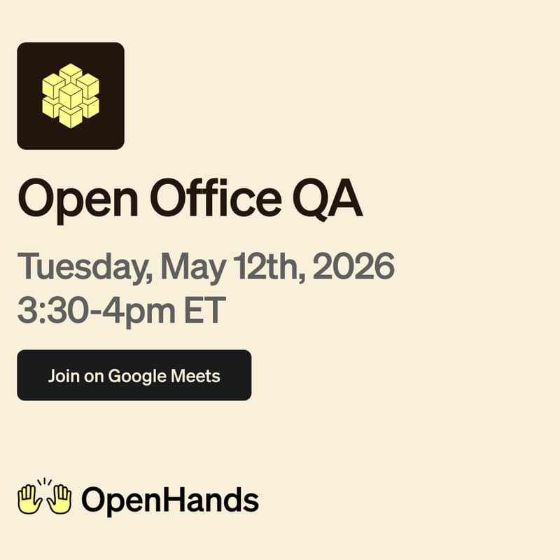Cover Image for OpenHands Open Office QA
