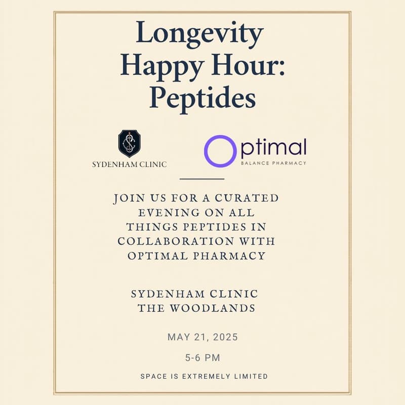 Cover Image for Longevity Happy Hour: Peptides