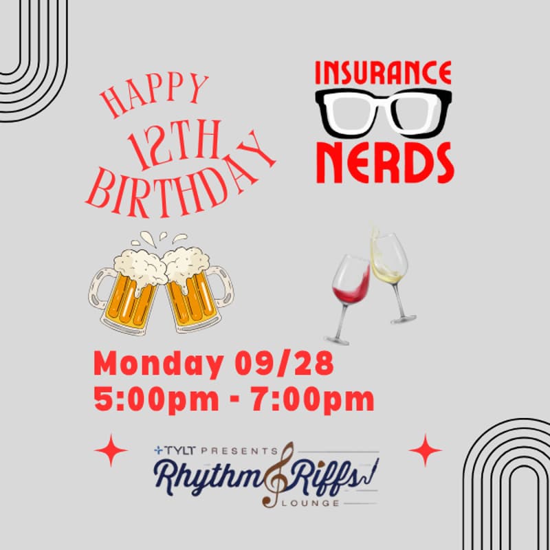 Cover Image for Insurance Nerds 12th Birthday Happy Hour