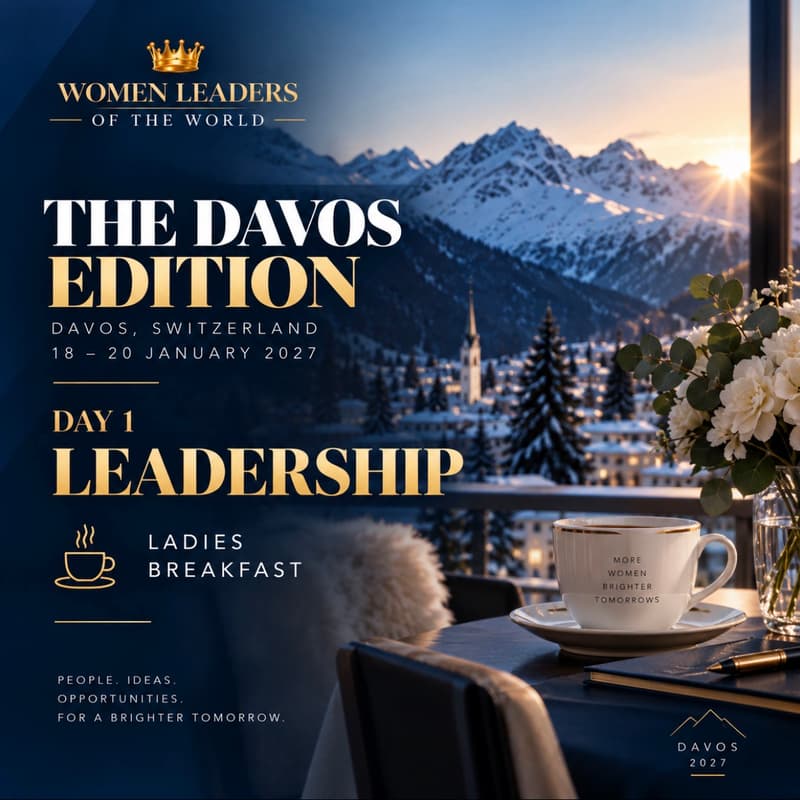 Cover Image for The Davos Edition - VIP Ladies Breakfast - Day 1