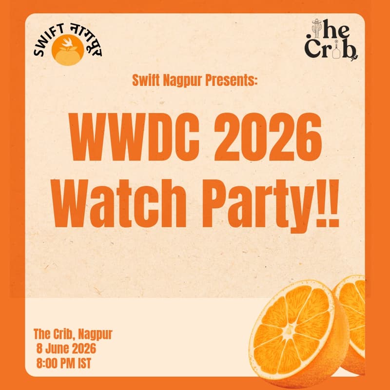 Cover Image for Swift Nagpur - WWDC26 Keynote Watch Party