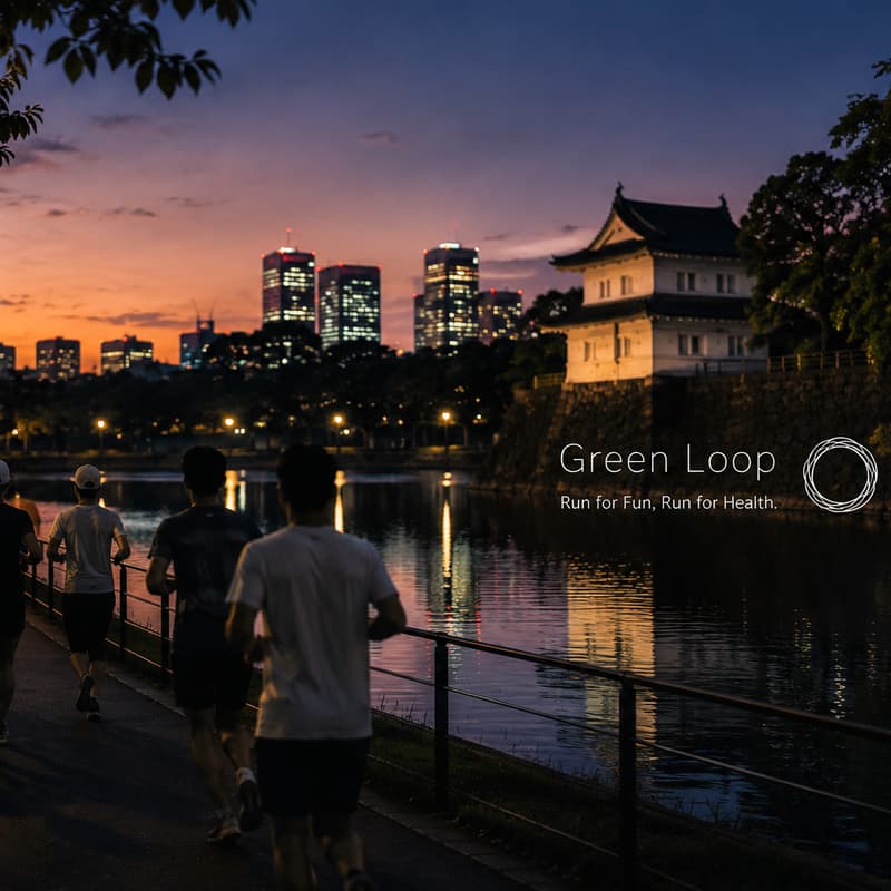 Cover Image for 皇居ナイトラン GREEN LOOP