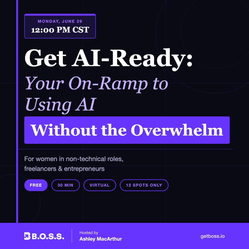 Cover Image for Get AI-Ready: Your On-Ramp to Using AI Without the Overwhelm