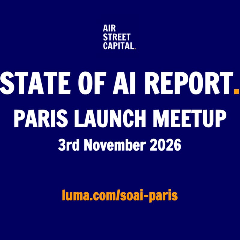Cover Image for State of AI 2026 - Paris launch event