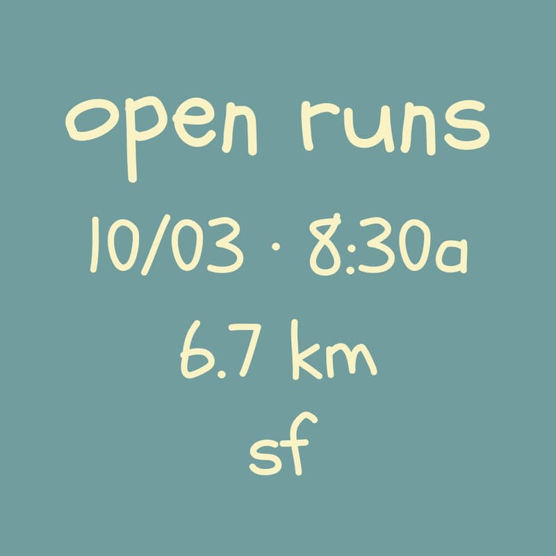 Cover Image for open runs