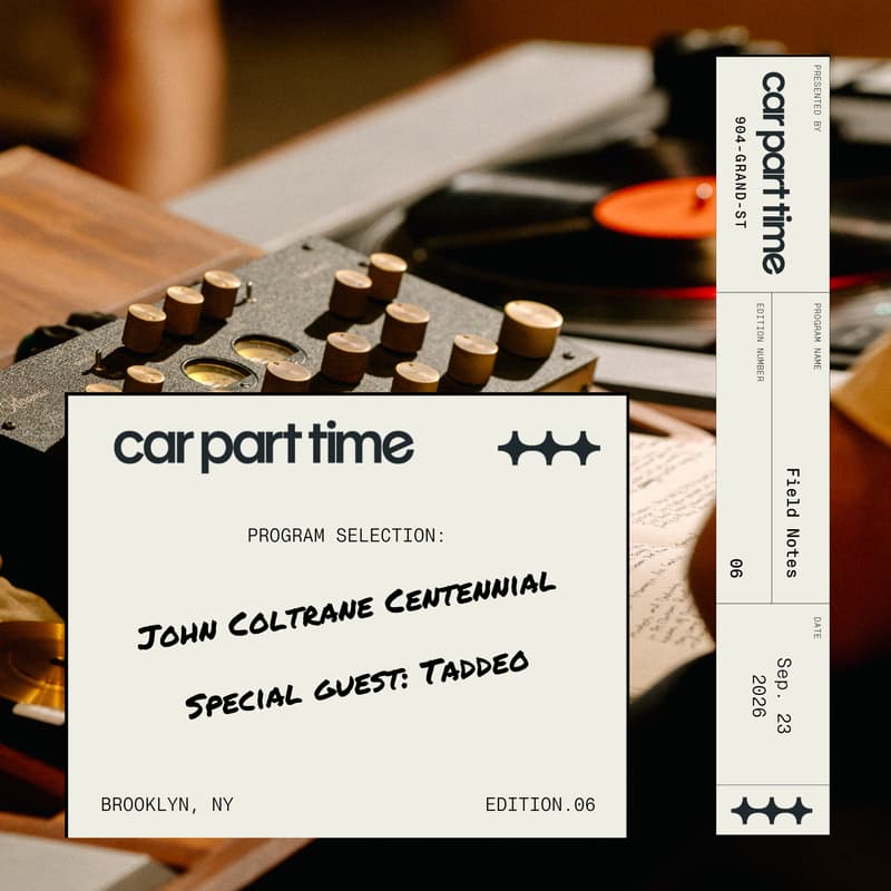 Cover Image for Field Notes 06: John Coltrane Centennial