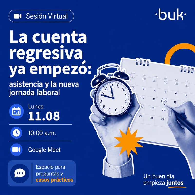 Cover Image for Asistencia y la Nueva Jornada Laboral⌛